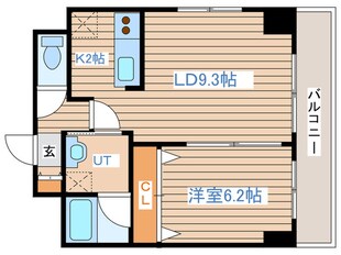 レジディア札幌駅ノースの物件間取画像